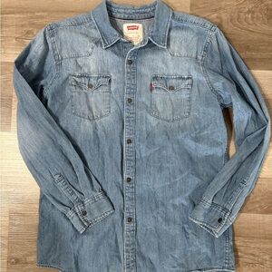 Levi's youth Light Blue Denim Shirt